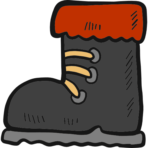 Shoe accessory food and restaurant feet icon