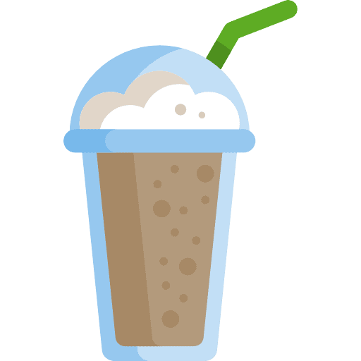 Frappe frappe cold food and restaurant icon