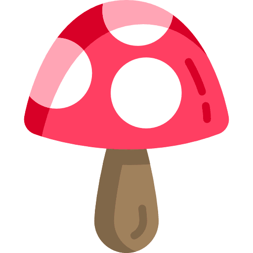 Mushroom nature food and restaurant muscaria icon