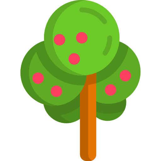 Tree nature ecology and environment fruit tree icon