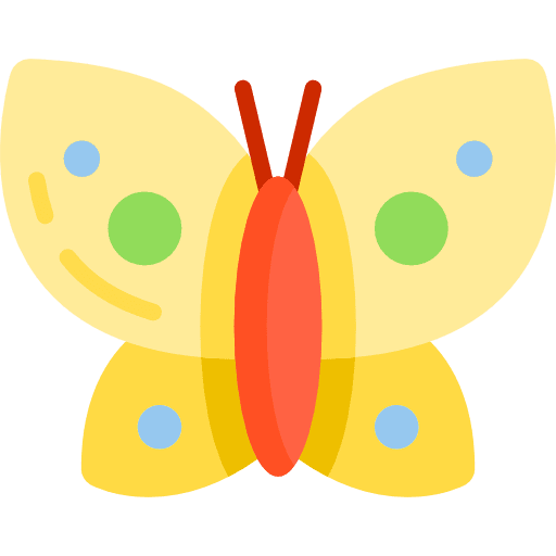Butterfly moths insect butterfly icon