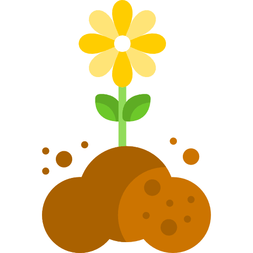 Sprout nature flower gardening icon