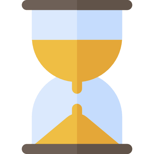 Sand clock duration time wait icon