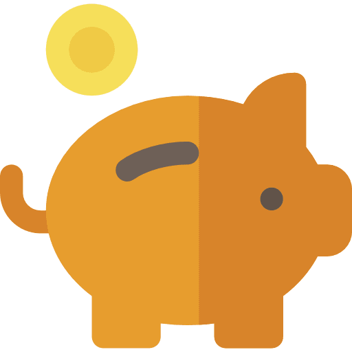 Savings cost saving money business icon