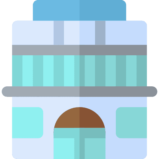 Facade tourism building real estate icon