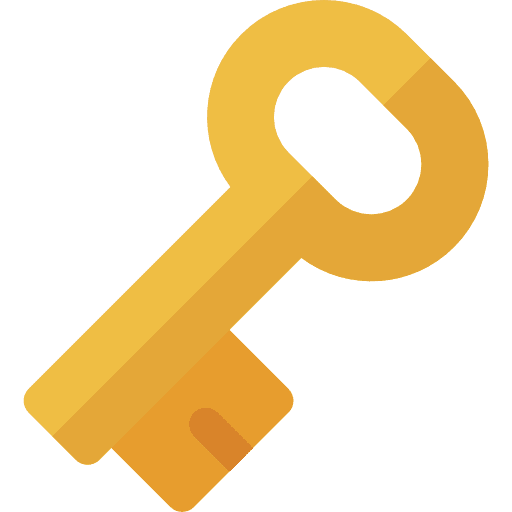 Keyword access password key icon