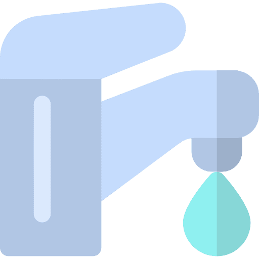Plumbering droplet plumbering water icon