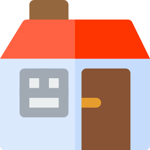 Roof home buildings houses icon