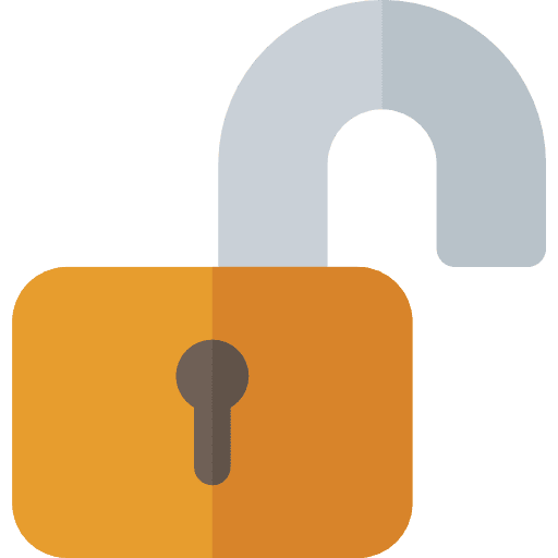 Security system real estate security system padlock icon