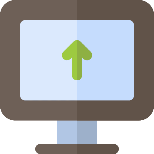 Blackboard furniture and household uploading upload icon