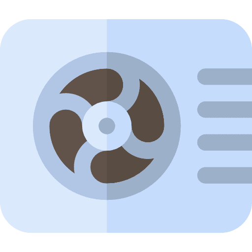 Cooling technology fan propeller icon