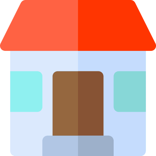 Real estate mansion house home icon