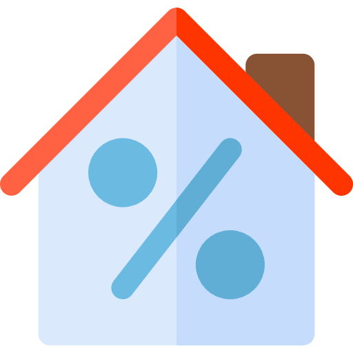 Real estate price home buildings icon