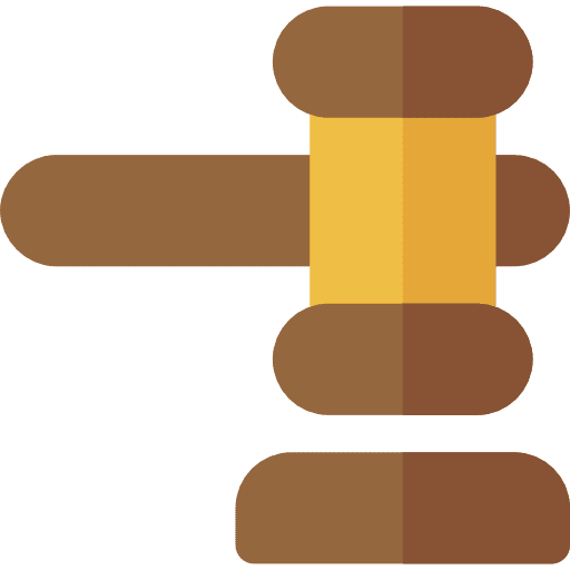 Ceremonial mallet vintage retro icon