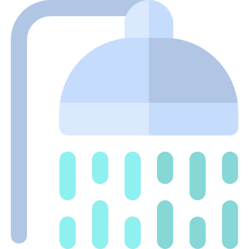 Shower washing water bathroom icon
