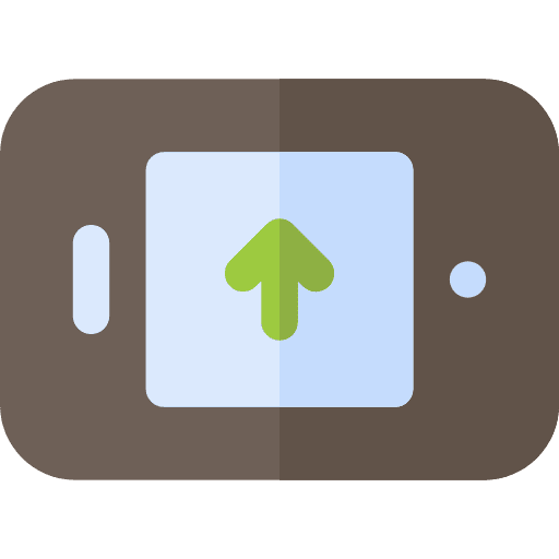 Up technology networking up icon