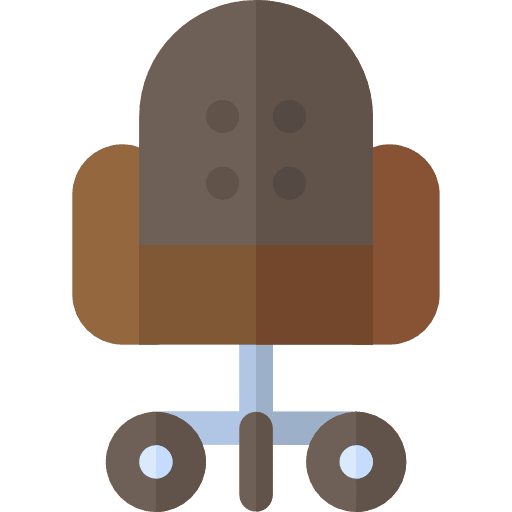 Wheel chair chairs seat armrest icon