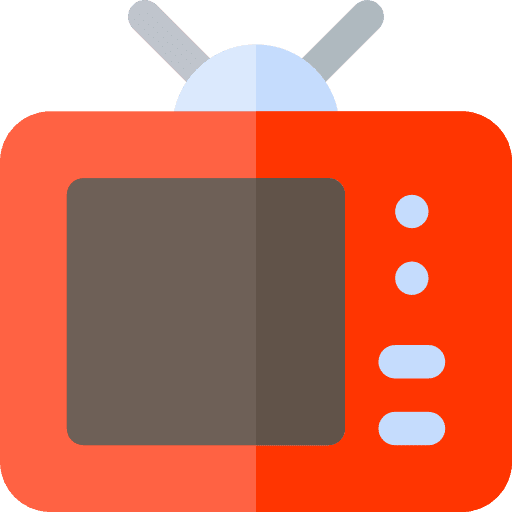 Antennas screen television technology icon