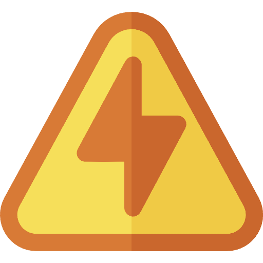 Electric sign electricity signs icon