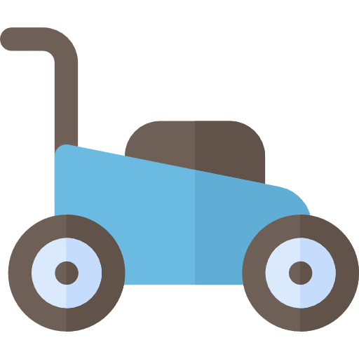 Gardening machinery cutter machine icon