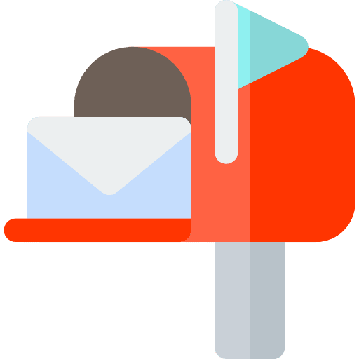 Mailed letter message mail icon