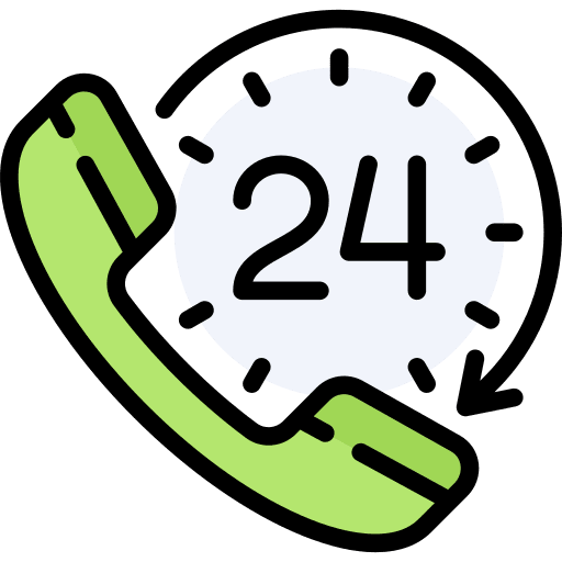 24 hours info 24 hours technology icon