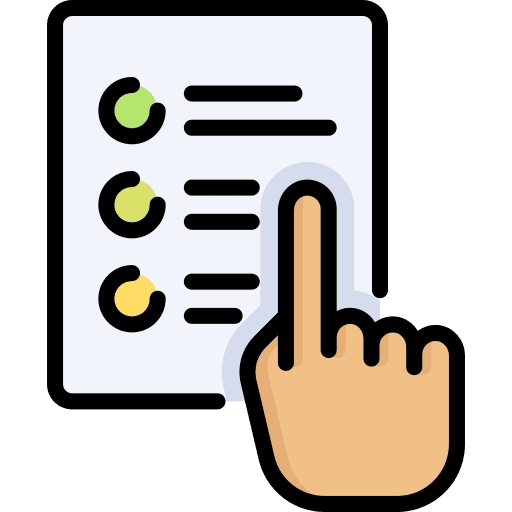Choices button purchase order choices icon