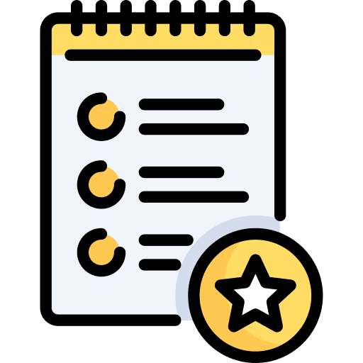 List lists favourite web icon