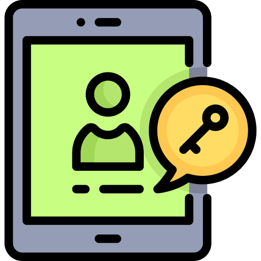 Login student social media register icon