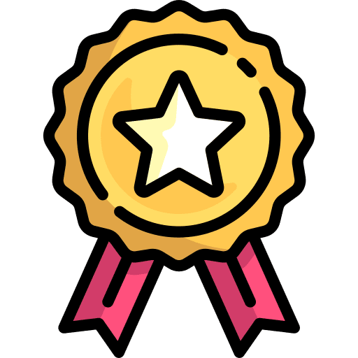 Medal acknowledge seo and web qualify icon