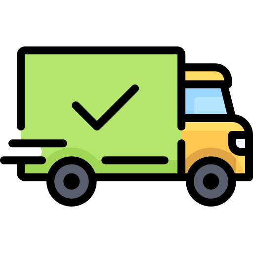 Shipped shipping shipping and delivery mover truck icon