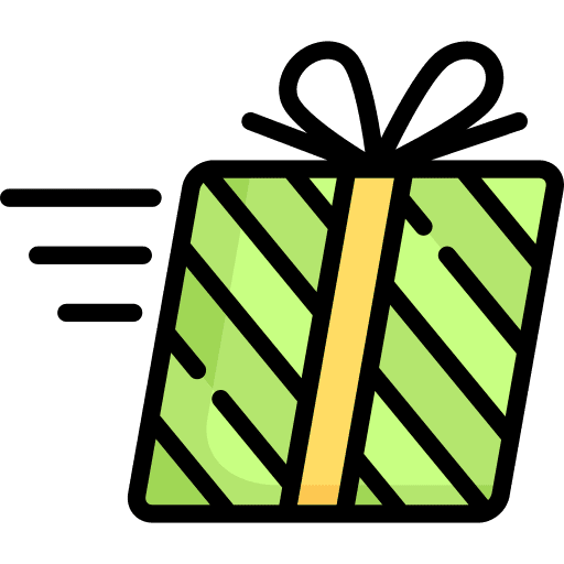 Gift birthday and party surprise christmas presents icon