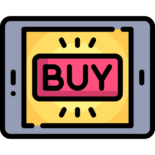 Online shopping online shopping computer mobile phone icon