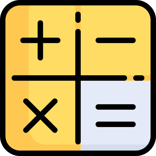 Calculator calculator commerce and shopping technological icon