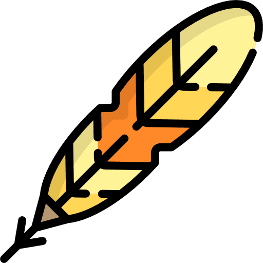 Feather education lightweight quill icon