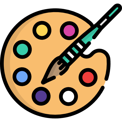 Palette interface palette artistic icon