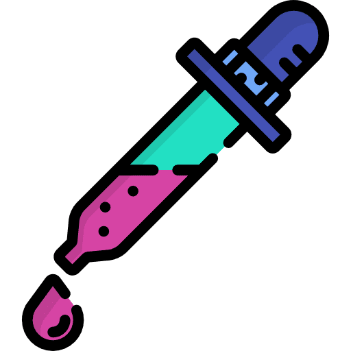 Eyedropper tools and utensils tools dosage icon