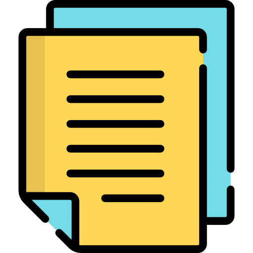 Paper paper message lines icon