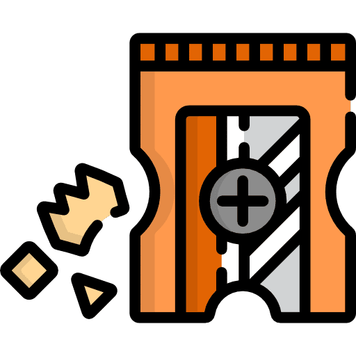 Sharpener tools and utensils school material miscellaneous icon