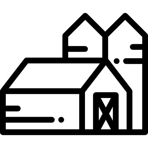 Farm farm gardening barn icon