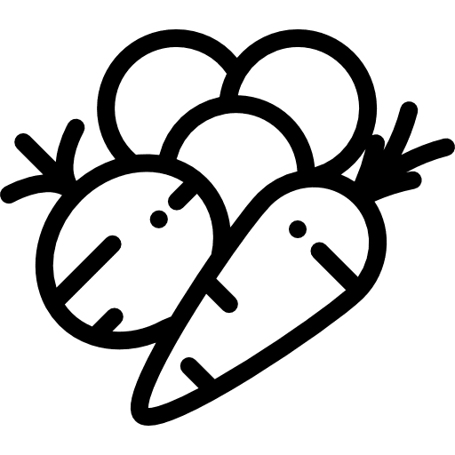 Vegetable ecology and environment food farming and gardening icon