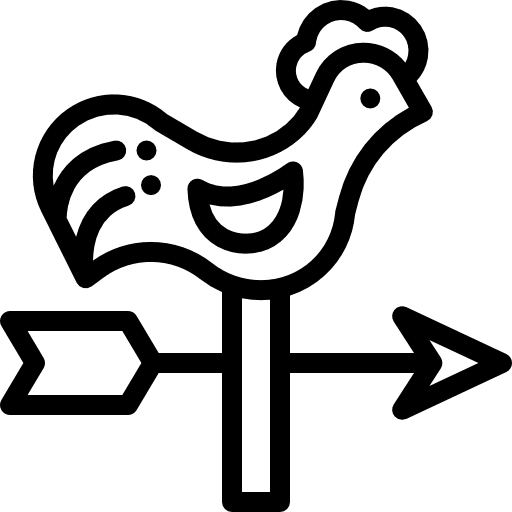 Weather vane tools and utensils weather vane vane icon