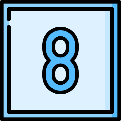 Eight eight interface maths icon
