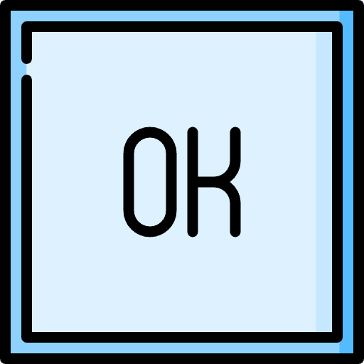 Ok ok okay button icon