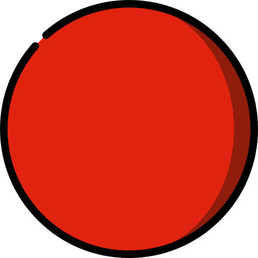 Circle interface red graphic tool icon