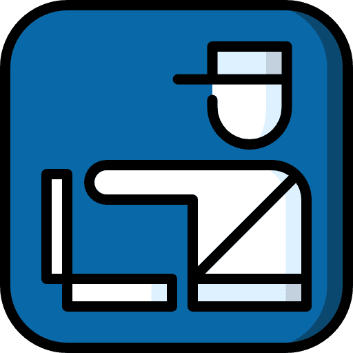 Customs security customs border icon