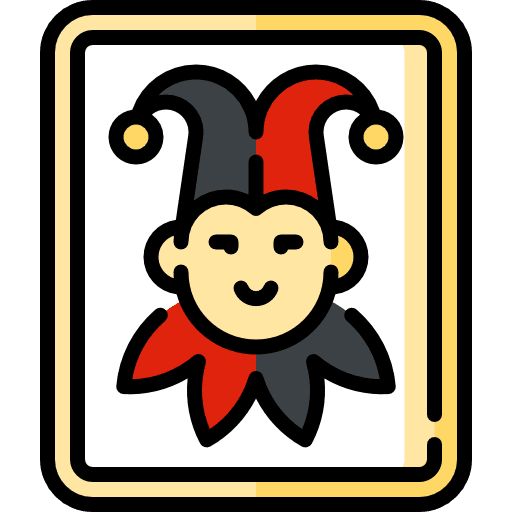Joker joker shapes and symbols fool icon