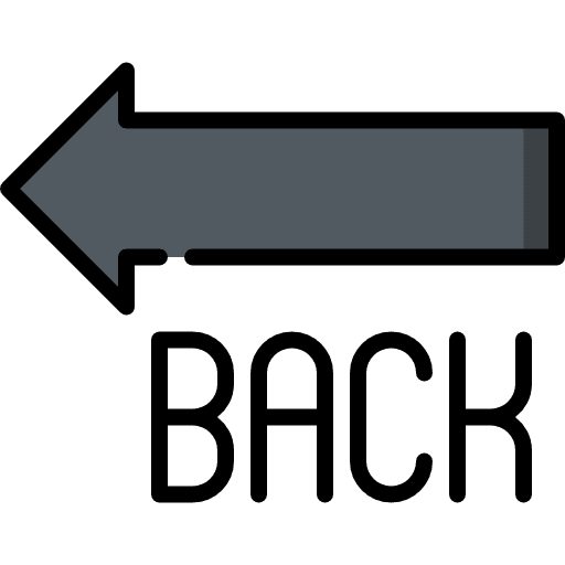 Back arrow left back arrow return icon
