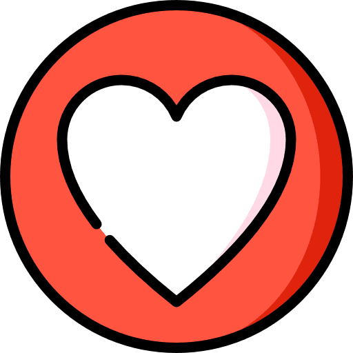 Heart interface shapes and symbols lover icon