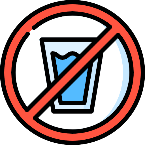 No water prohibition cancel forbidden icon